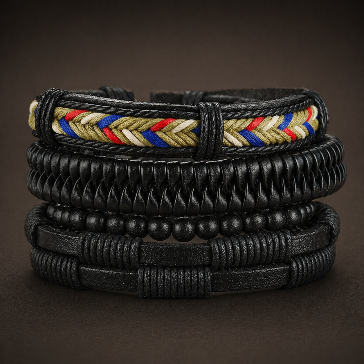 Vintage Bracelet - Black Rainbow