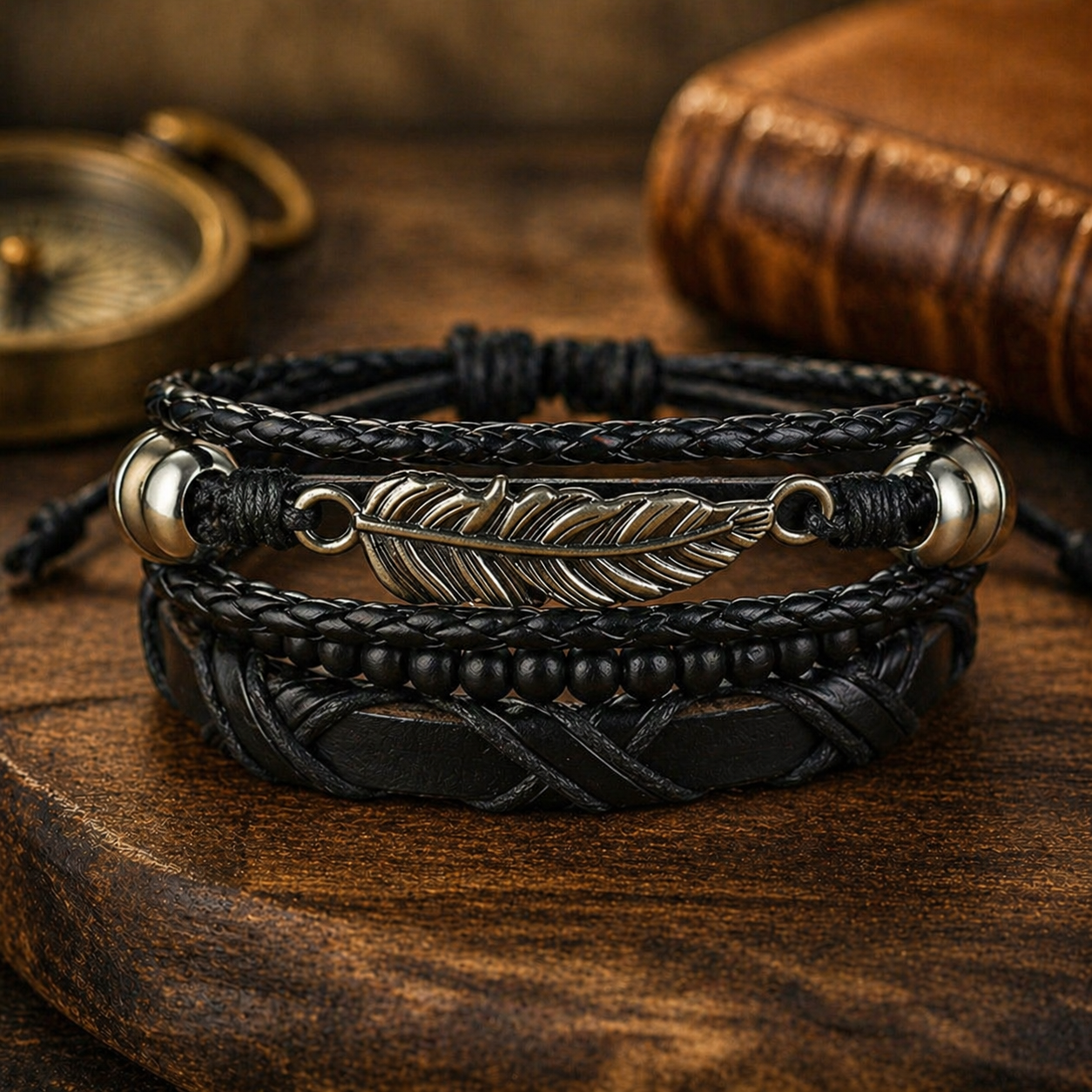 Vintage Bracelet - Feather