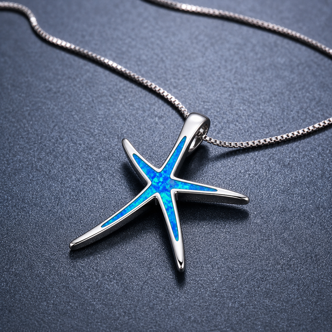 Ocean Opal Necklace - Starfish
