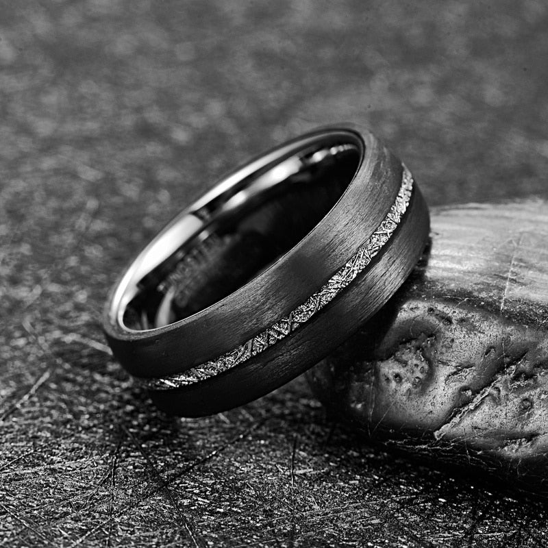 Meteorite Line Ring