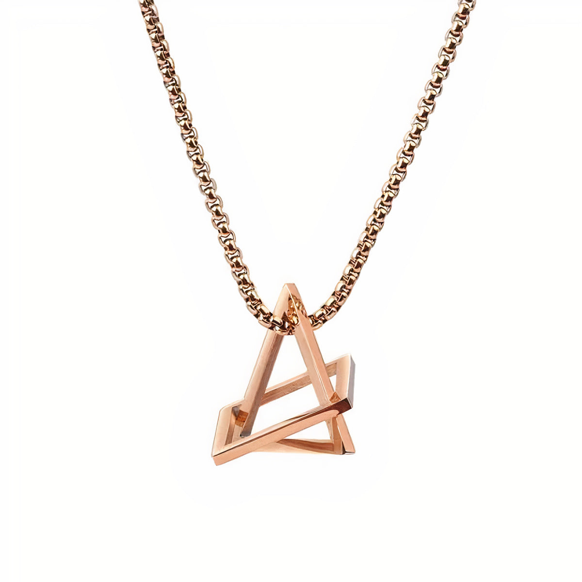 Geometric Necklace - Rose Gold