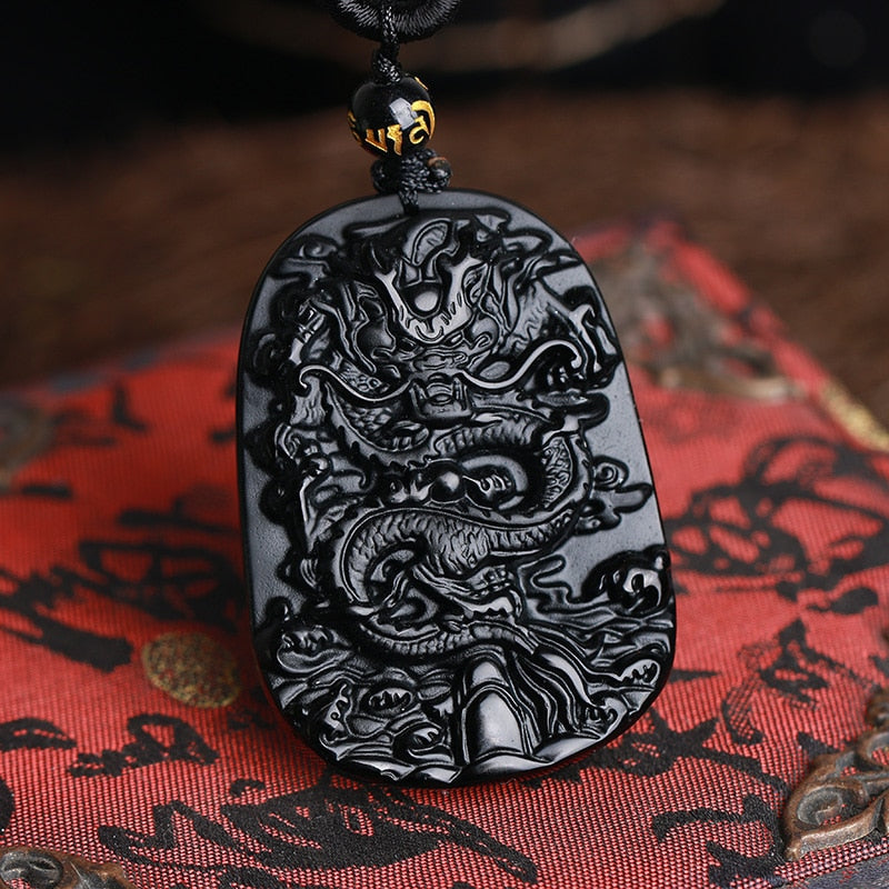 Obsidian Dragon Amulet